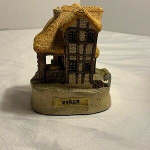 VIRGO Sculpture By John Robbins 1987 John Hines Studio Wales 4"H Fortune House!